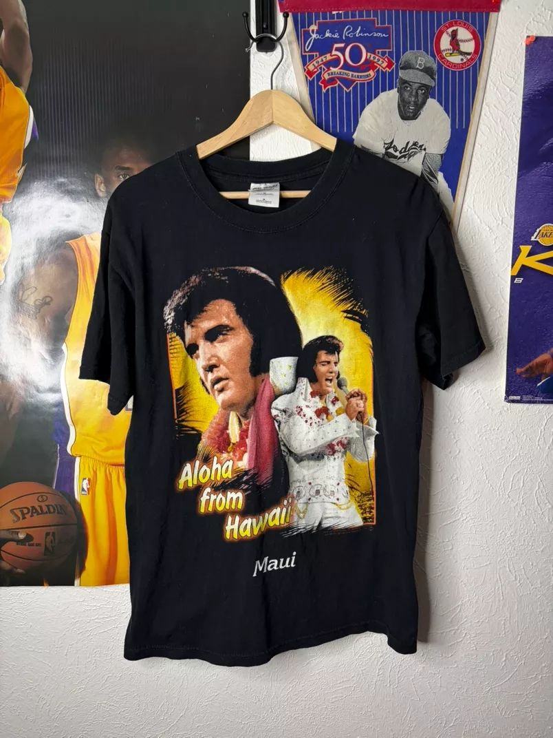 Vintage Elvis Presley Aloha From Hawaii Tour T-Shirt