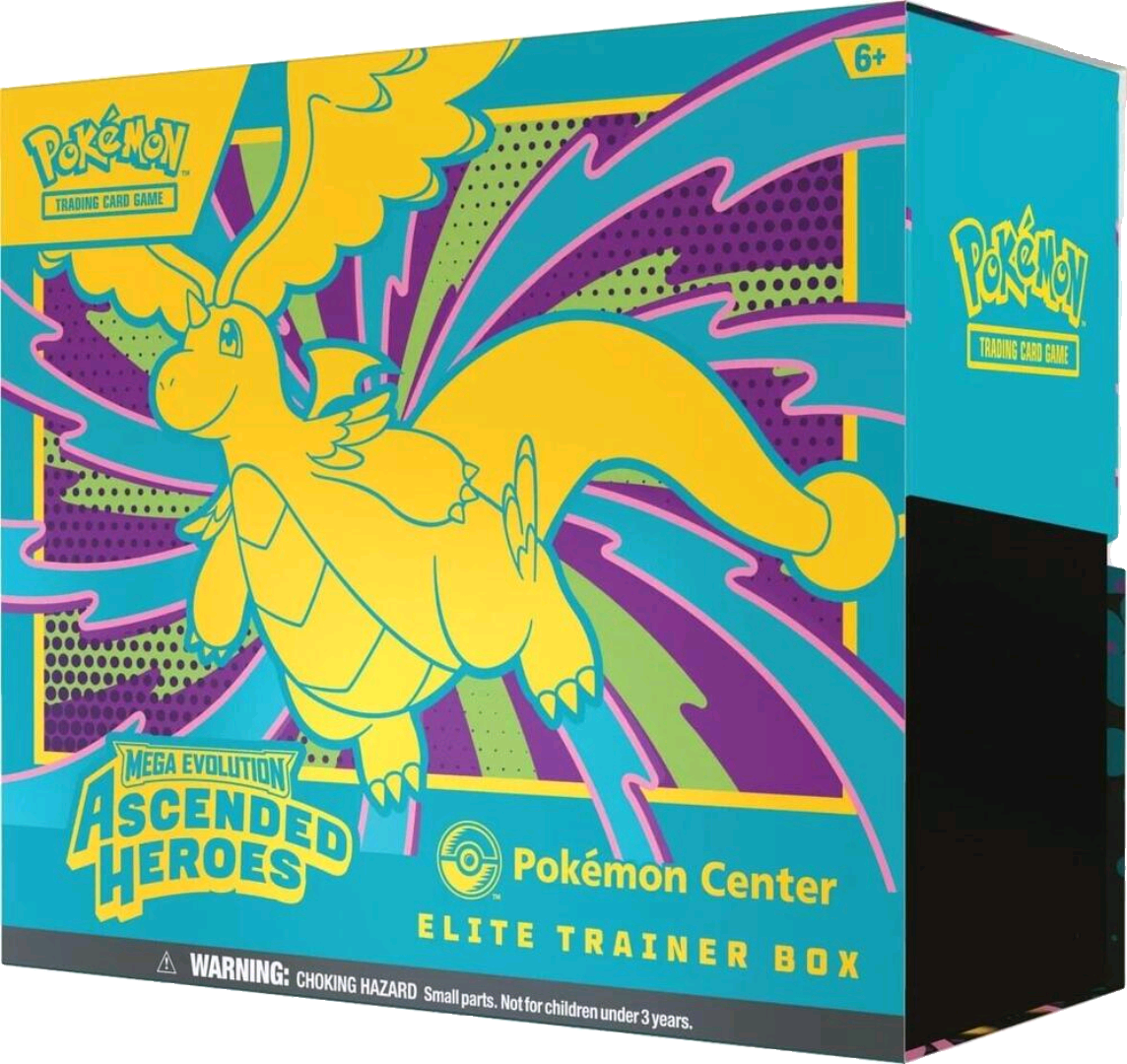 Pokemon Mega Evolution Ascended Heroes pokemon center etb