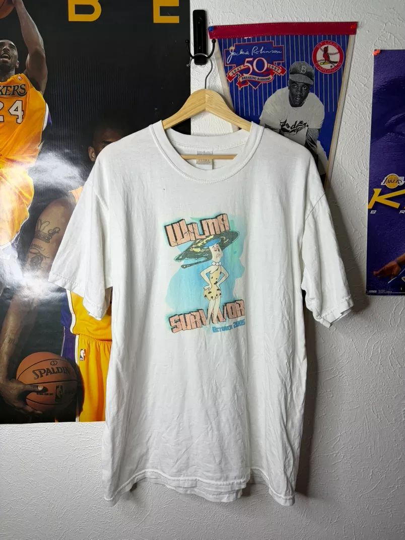Retro Wilma Flintstone Survivor October 2005 Graphic Tee