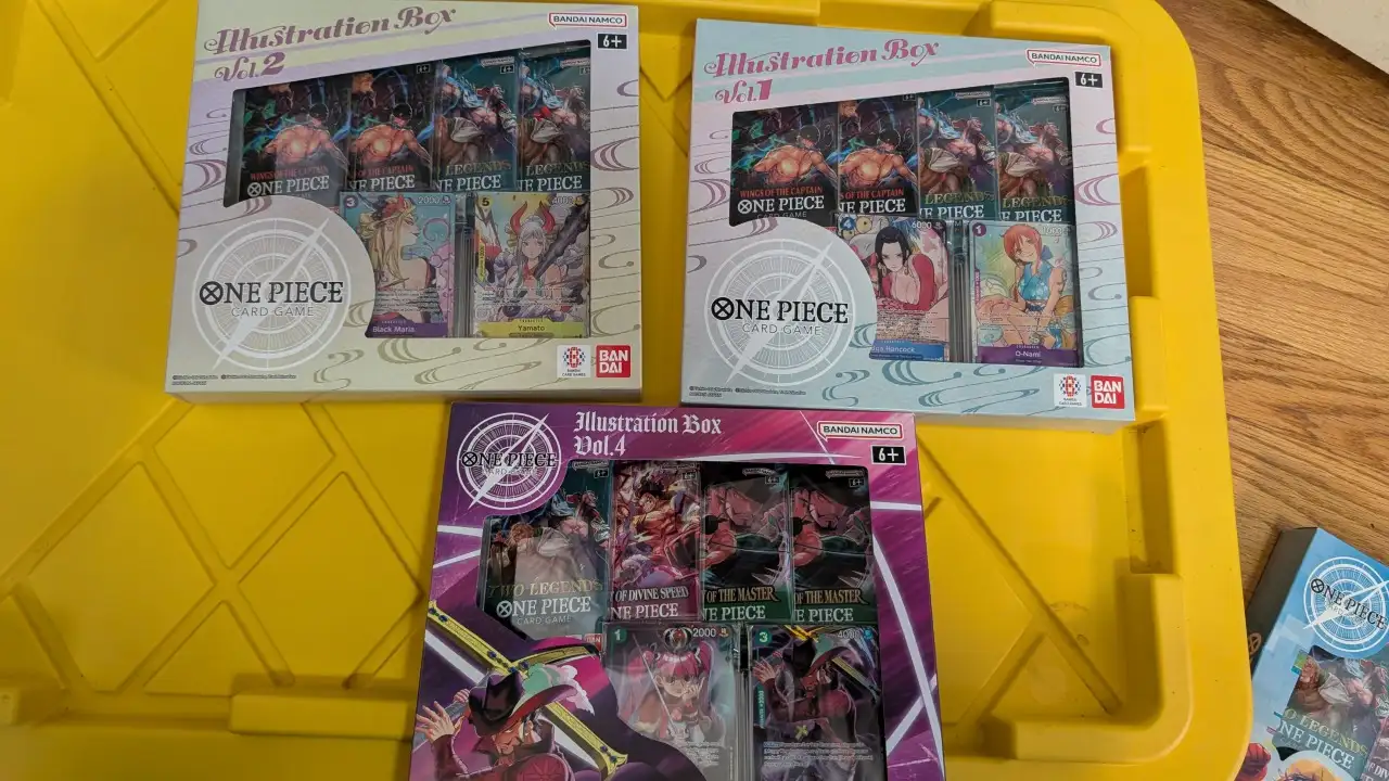 One Piece Card Game Illustration Box Set Vol. 1, 2 & 4