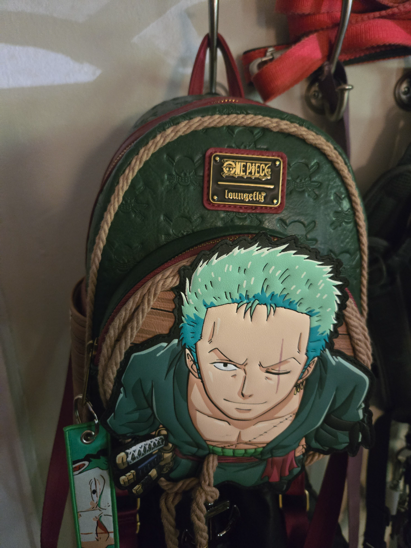 roanoa zoro loungfly bag with jet tag