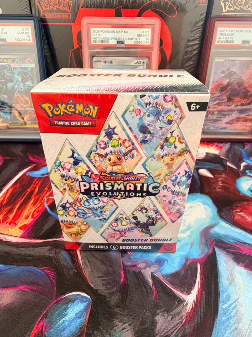 Pokemon Scarlet & Violet Prismatic Evolutions Booster Bundle