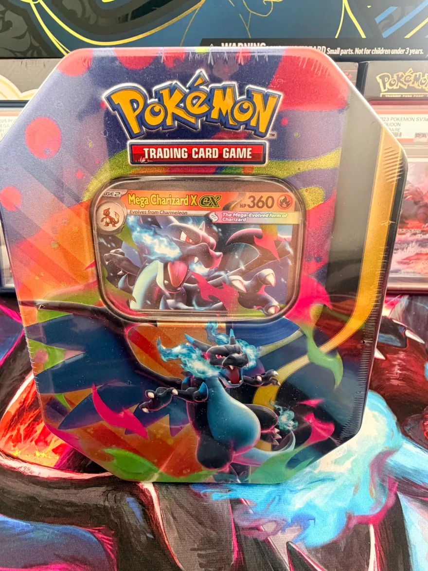 Pokemon Trading Card Game Mega Charizard EX Tin