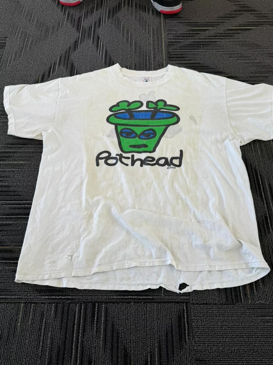 Pothead Alien Planter Graphic T-Shirt