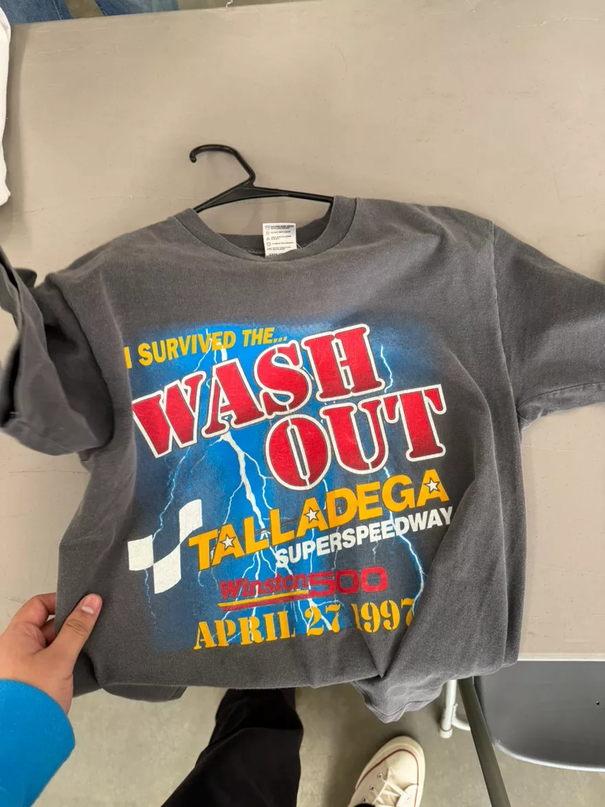 Vintage 1997 Talladega Superspeedway "The Wash Out" Winston 500 T-Shirt
