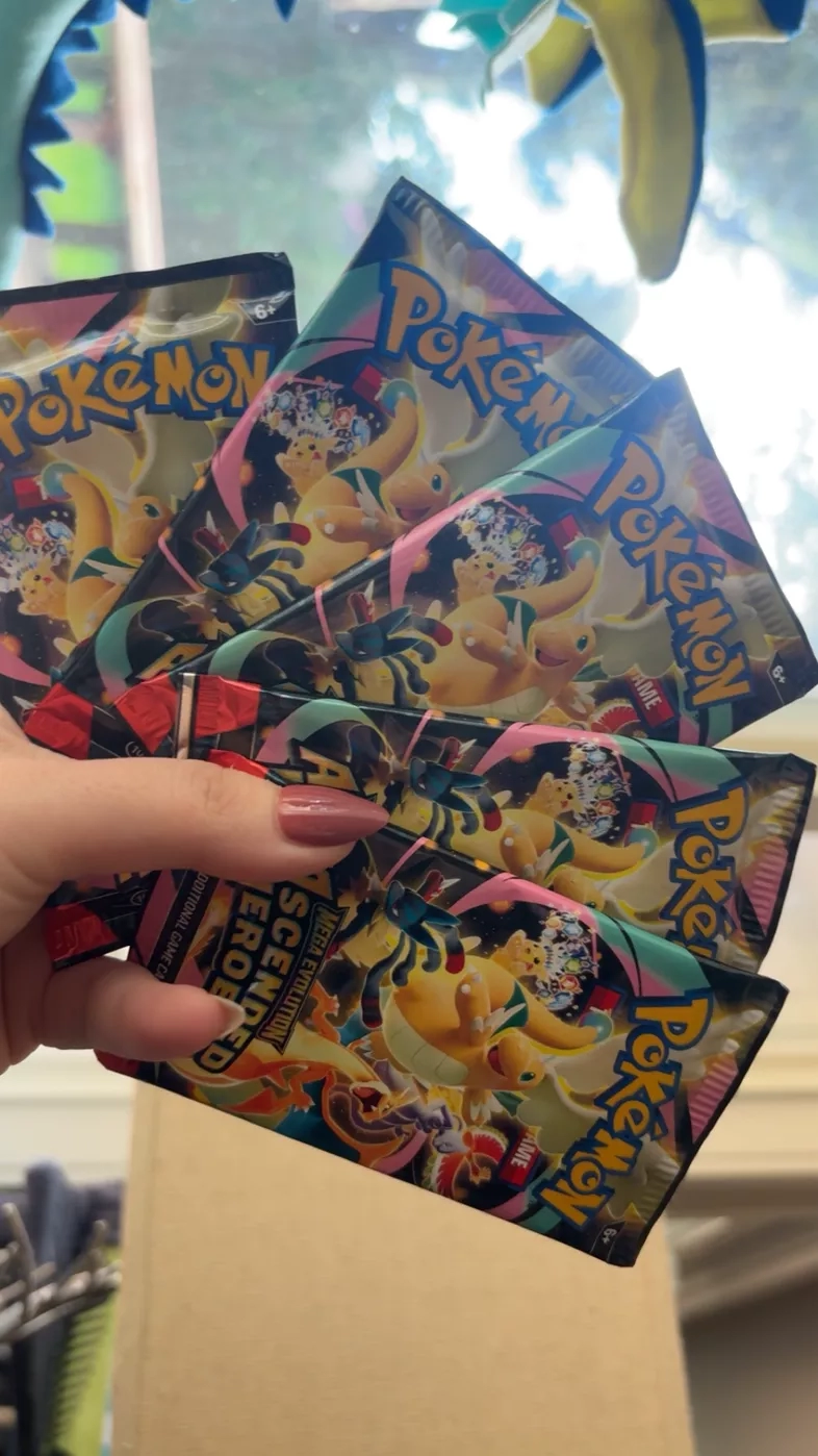 Pokemon Ascended Evolution Mega Evolution Game Card Packs