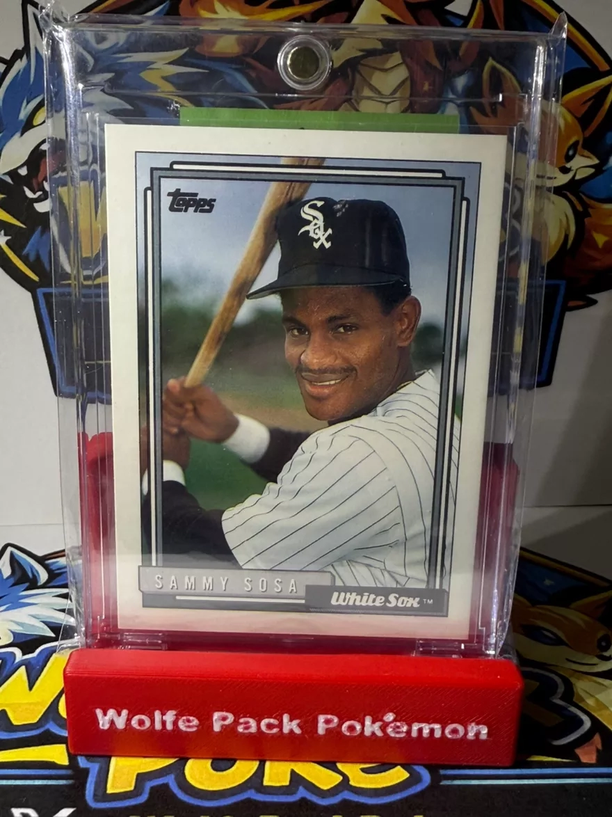 Sammy Sosa 1991 Topps Baseball Card