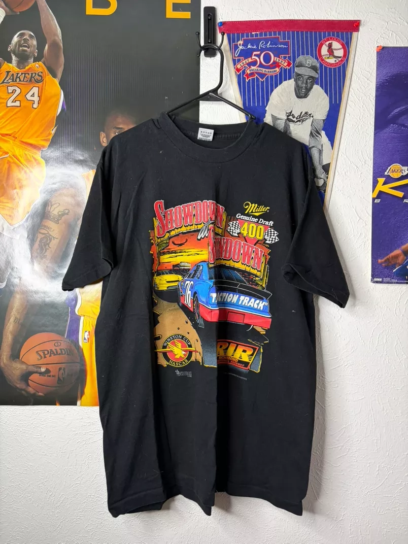 Vintage Miller Genuine Draft NASCAR "Showdown at the Showdown" Racing T-Shirt