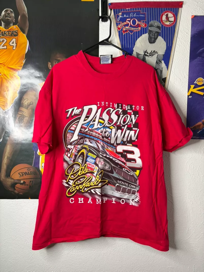 Dale Earnhardt The Intimidator "The Passion to Win" Champion Racing T-Shirt