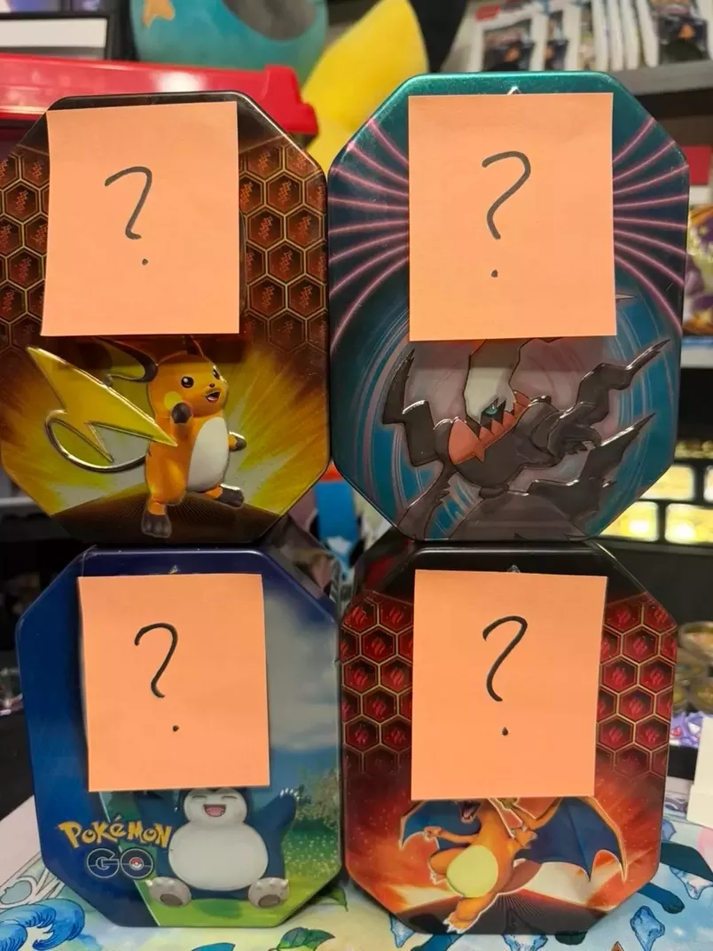 Mystery Pokemon Trading Card Tins