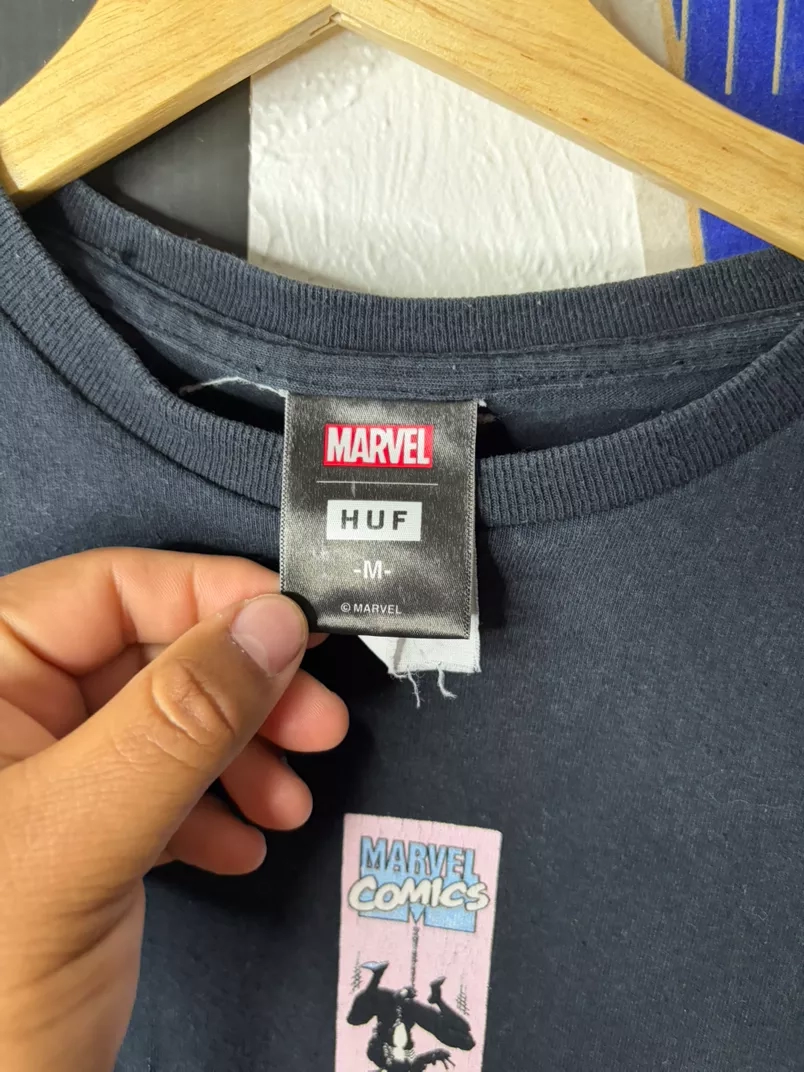 HUF x Marvel Comics Spider-Man Black T-Shirt