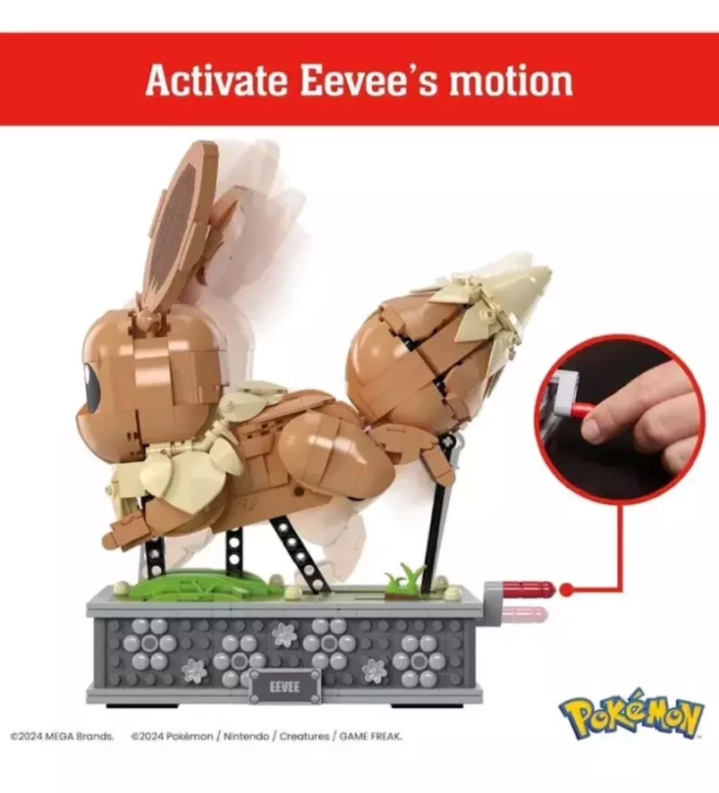 Pokemon Eevee Building Blocks Set