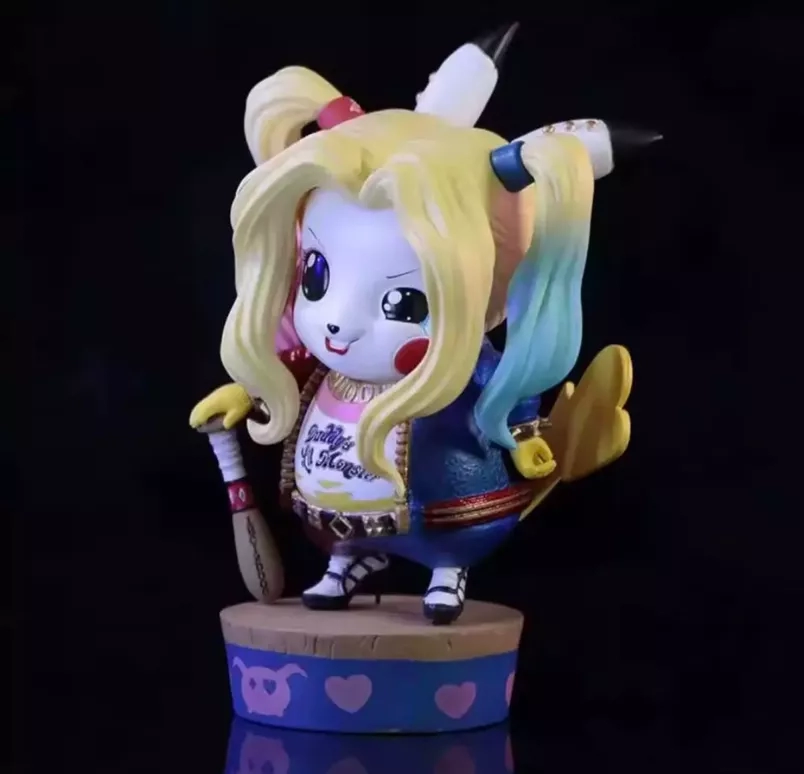 Pikachu Harley Quinn Chibi Figure