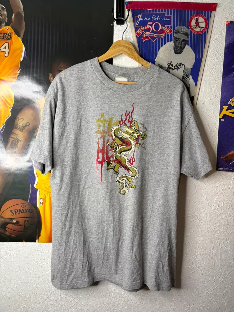 Vintage Dragon Graphic T-Shirt