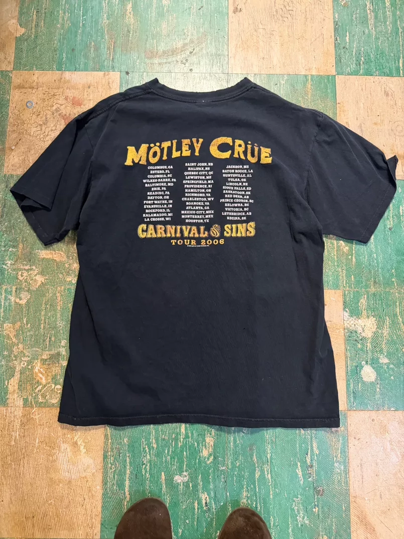 2006 Motley Crue Band T-Shirt