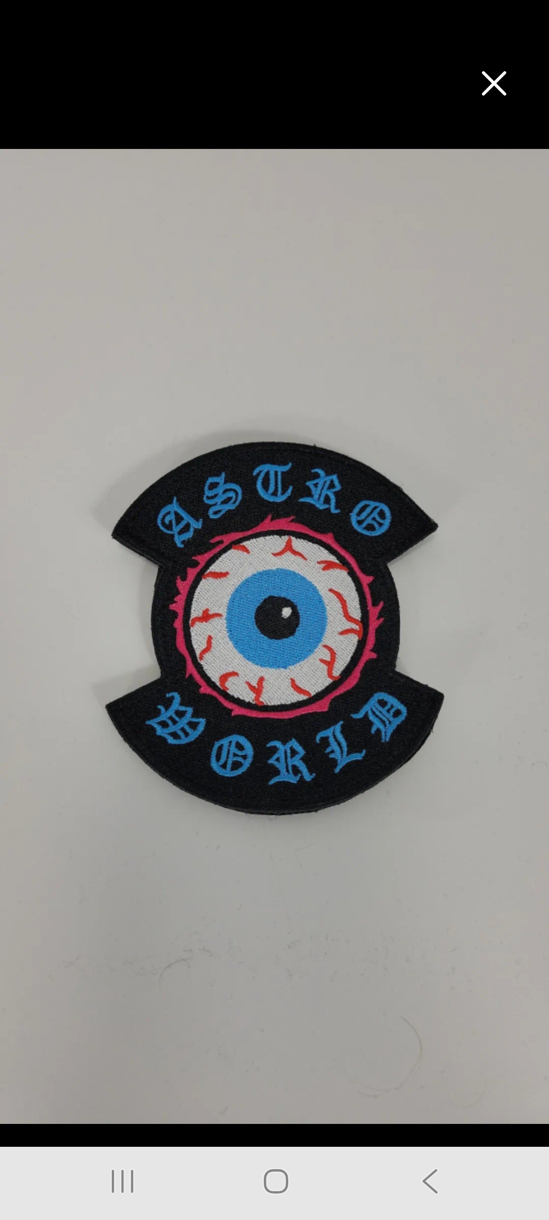 Travis Scott Astroworld Hook & Loop Patch Merchandise