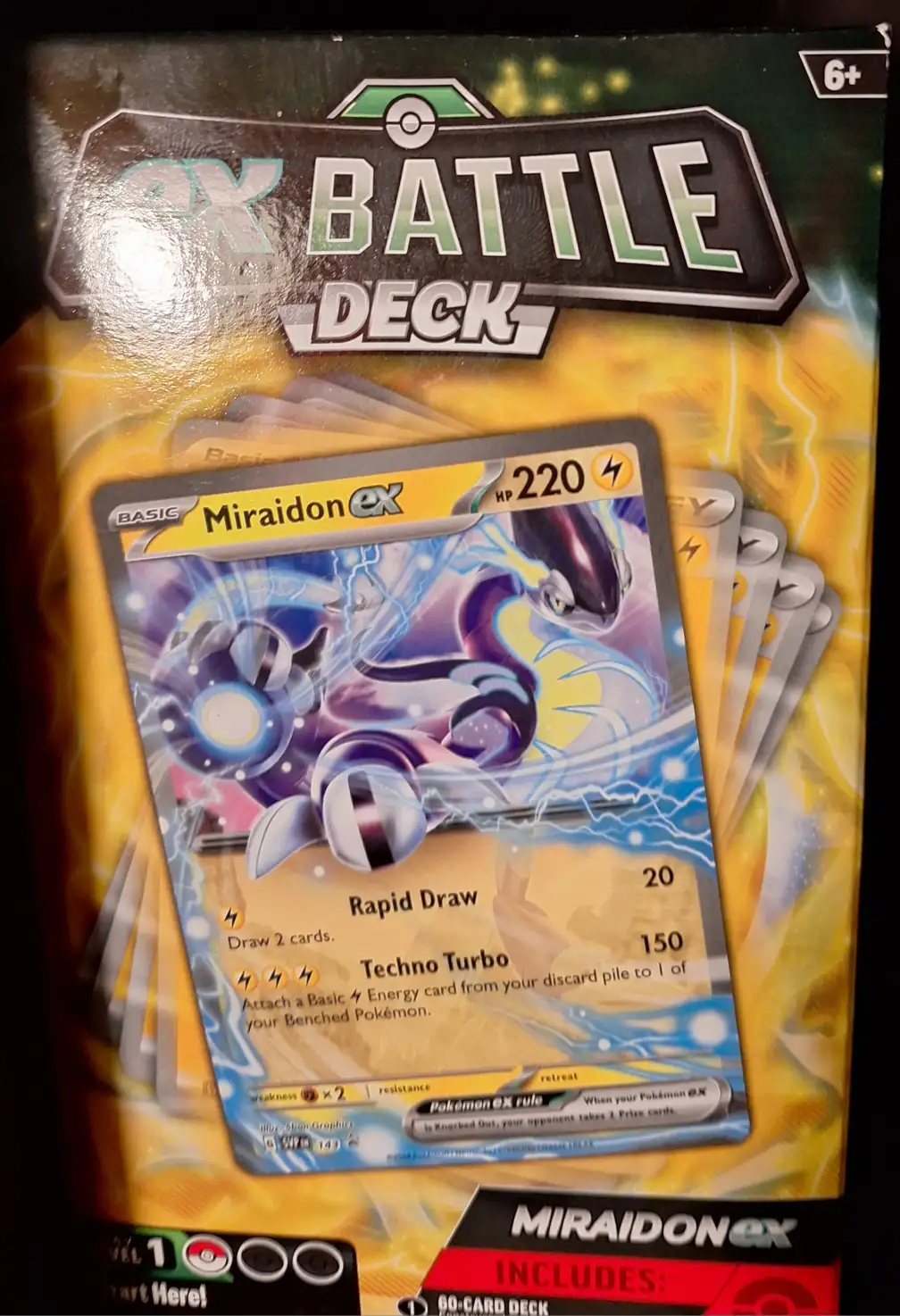 Pokemon TCG Miraidon EX Battle Deck