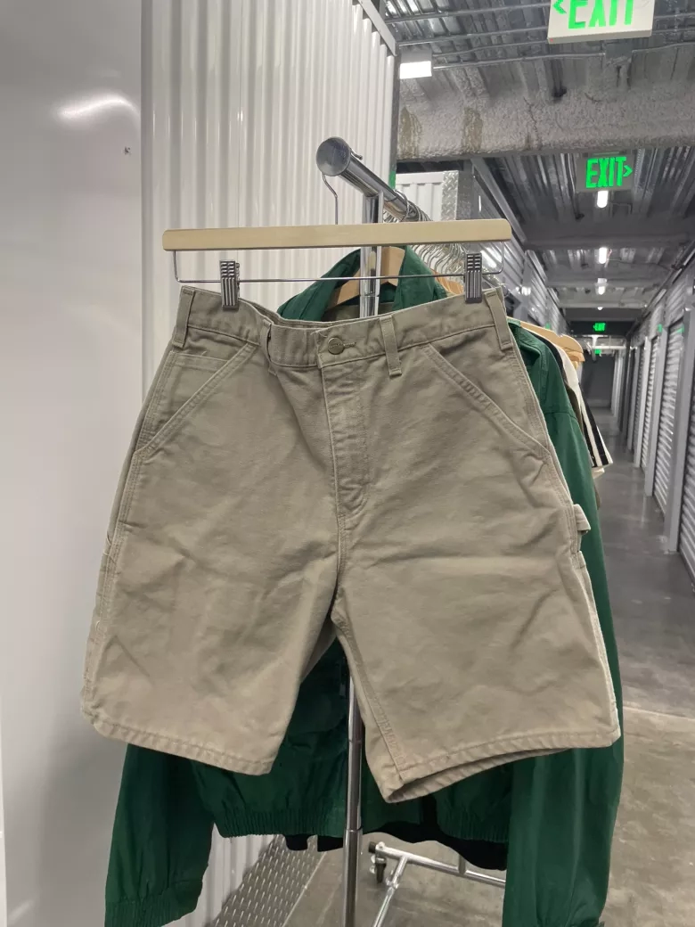 Carhartt Men's Tan Canvas Workwear Shorts