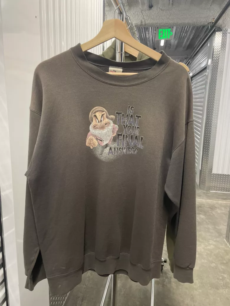 Disney Grumpy "Is That Your Final Answer?" Sweatshirt
