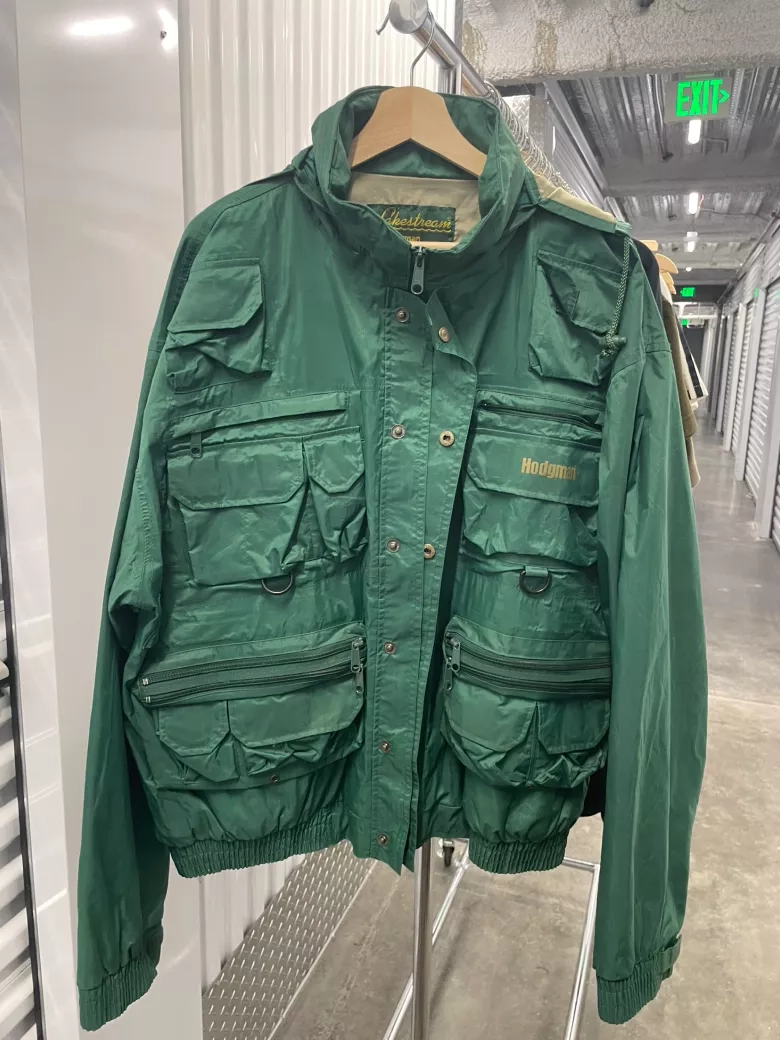 Vintage Hodgman Fishing Jacket Green