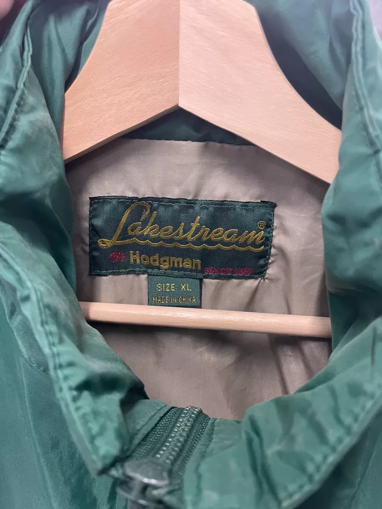 Vintage Hodgman Fishing Jacket Green