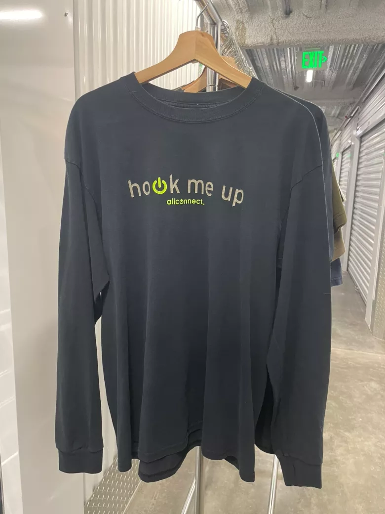 Hook Me Up Allconnect. Long Sleeve Tee