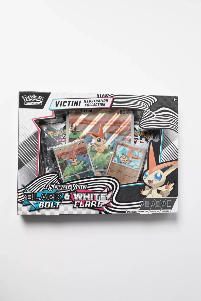Pokemon Victini Illustration Collection Scarlet & Violet Black & White Bolt Flare