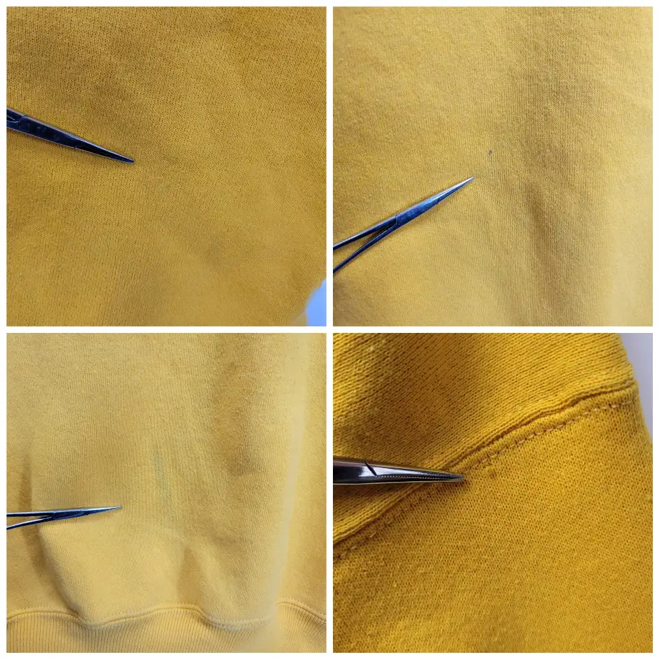 Mens 2XL Sturdy Sweats By Lee Crewneck Sweatshirt Yellow
