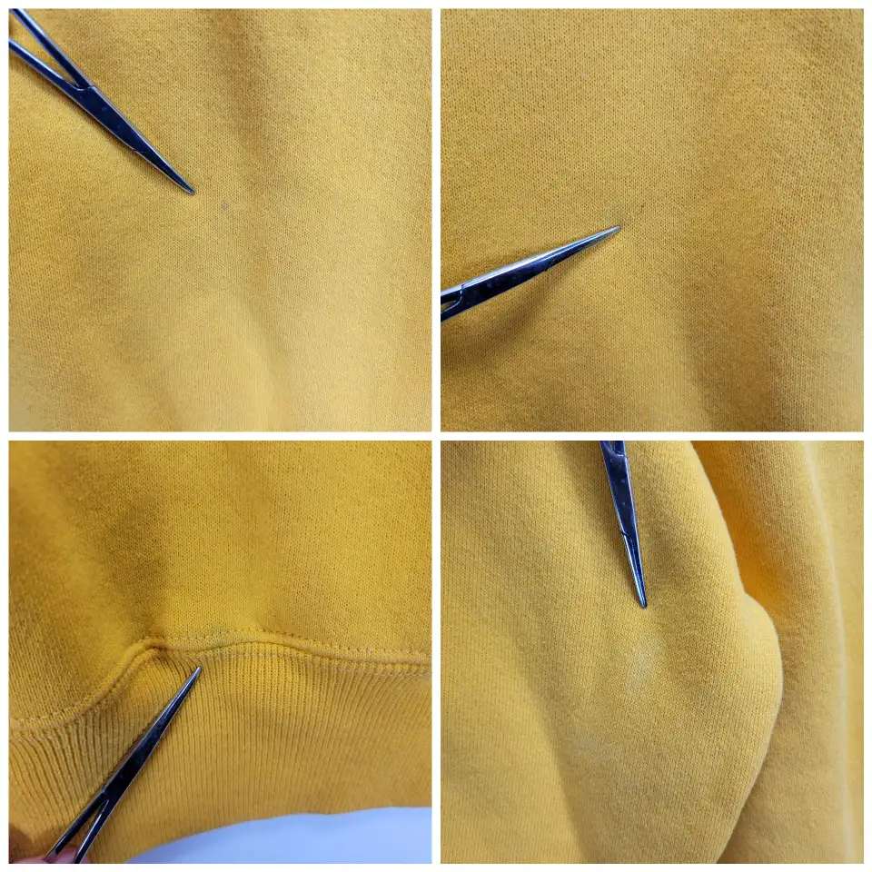 Mens 2XL Sturdy Sweats By Lee Crewneck Sweatshirt Yellow