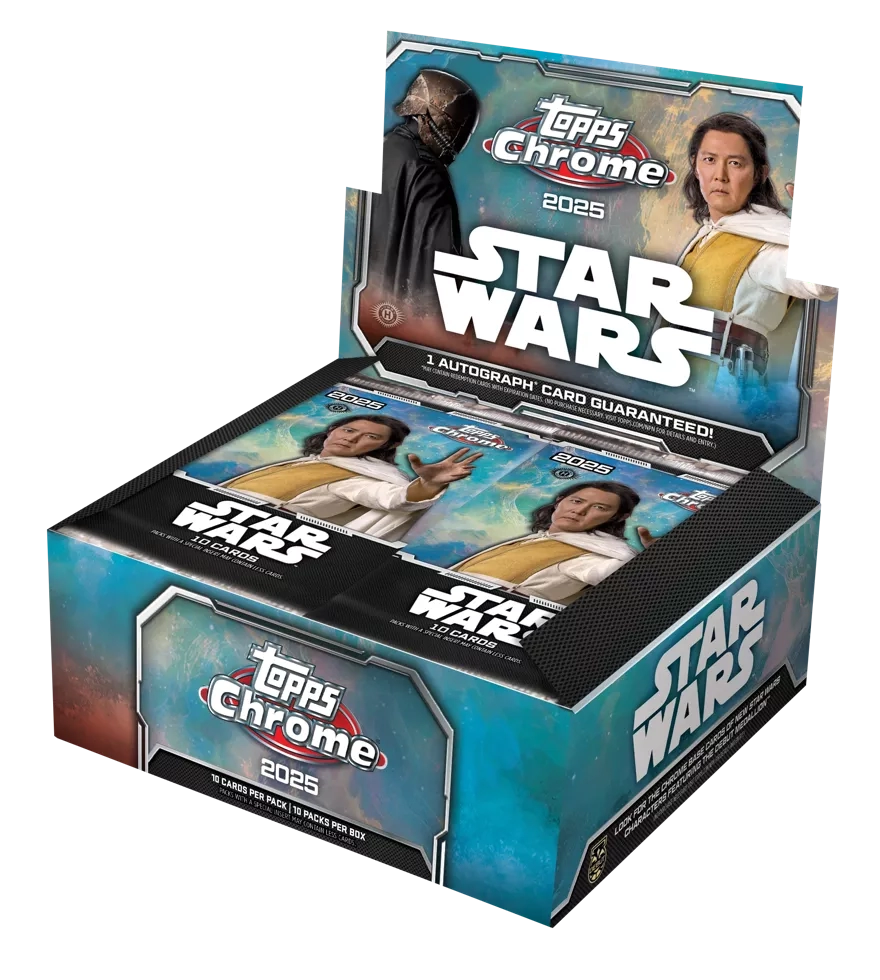2025 Topps Chrome Star Wars Trading Card Hobby Box
