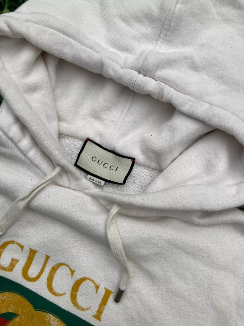 Gucci Vintage Logo Hoodie size M