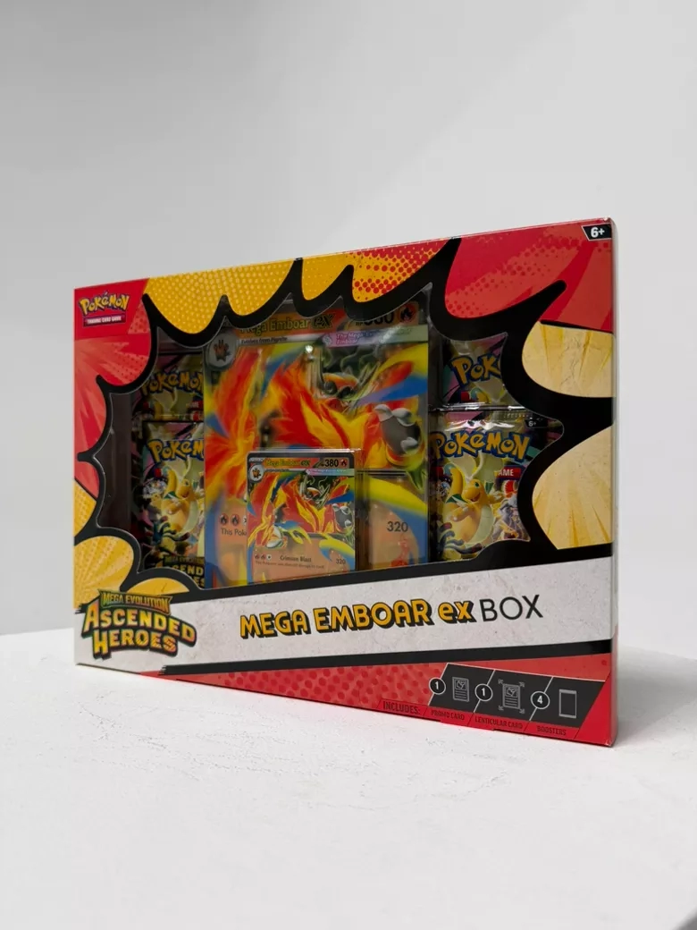 Mega Emboar EX Ascended Heroes Box