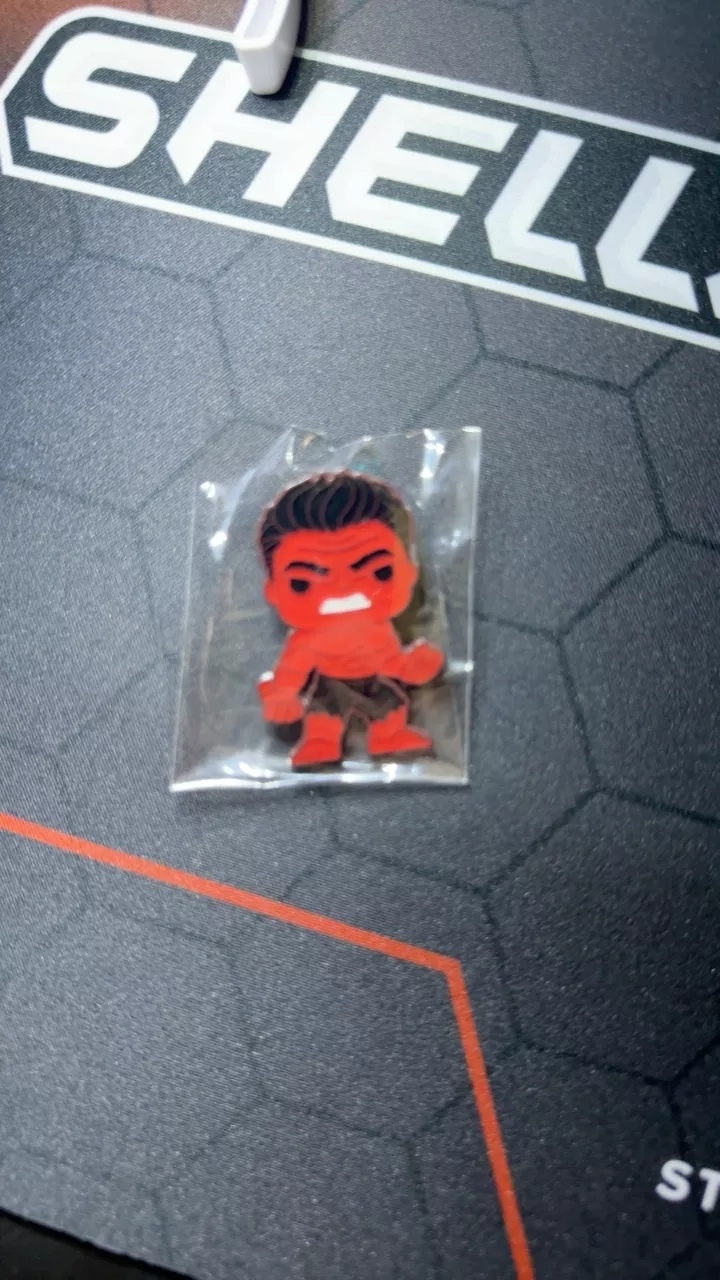 Red Hulk Chibi Enamel Pin