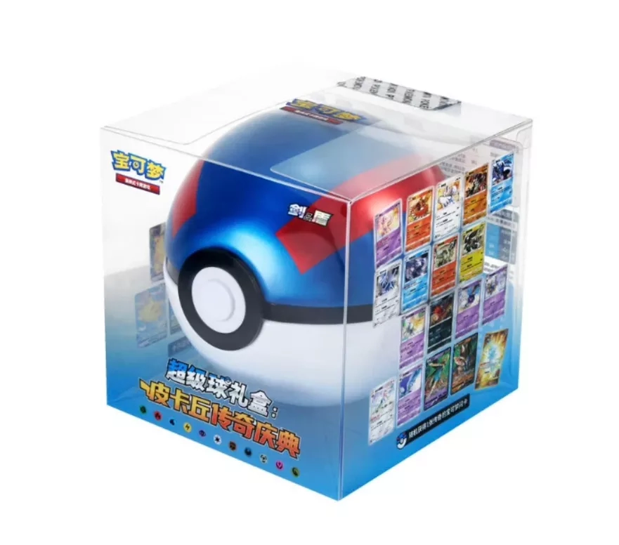Pokemon TCG S-Chinese Pokemon Ball Gift Box Exclusive Pokeball Pikachu Legend