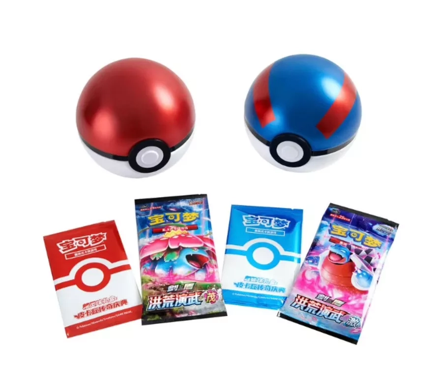 Pokemon TCG S-Chinese Pokemon Ball Gift Box Exclusive Pokeball Pikachu Legend