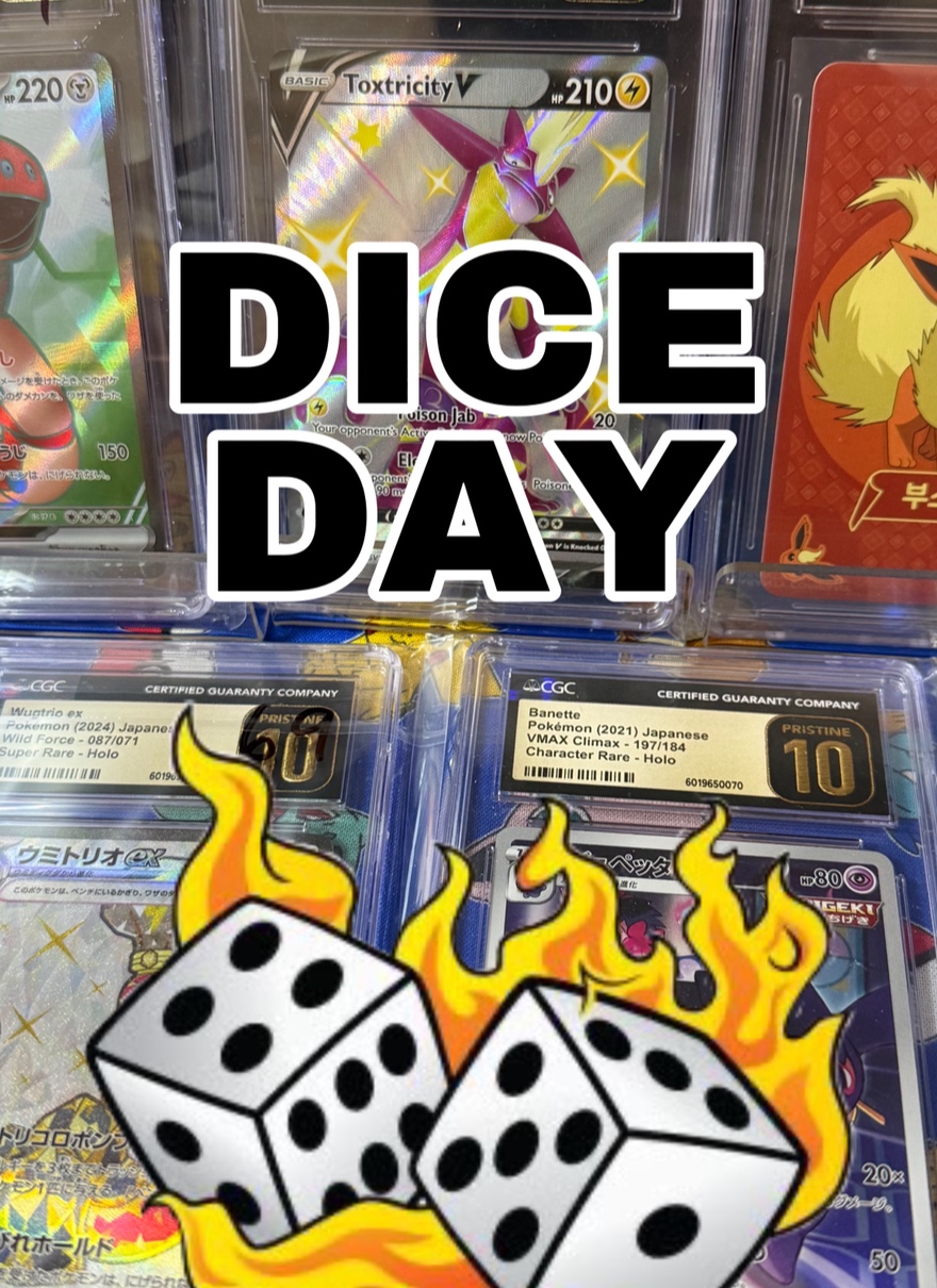 Pack rips and dice rolls!
