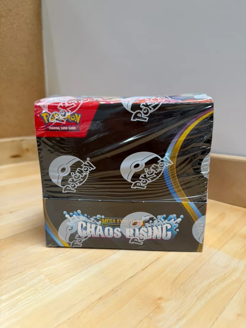 Pokemon Trading Card Game: Mega Evolution Chaos Rising Booster Box