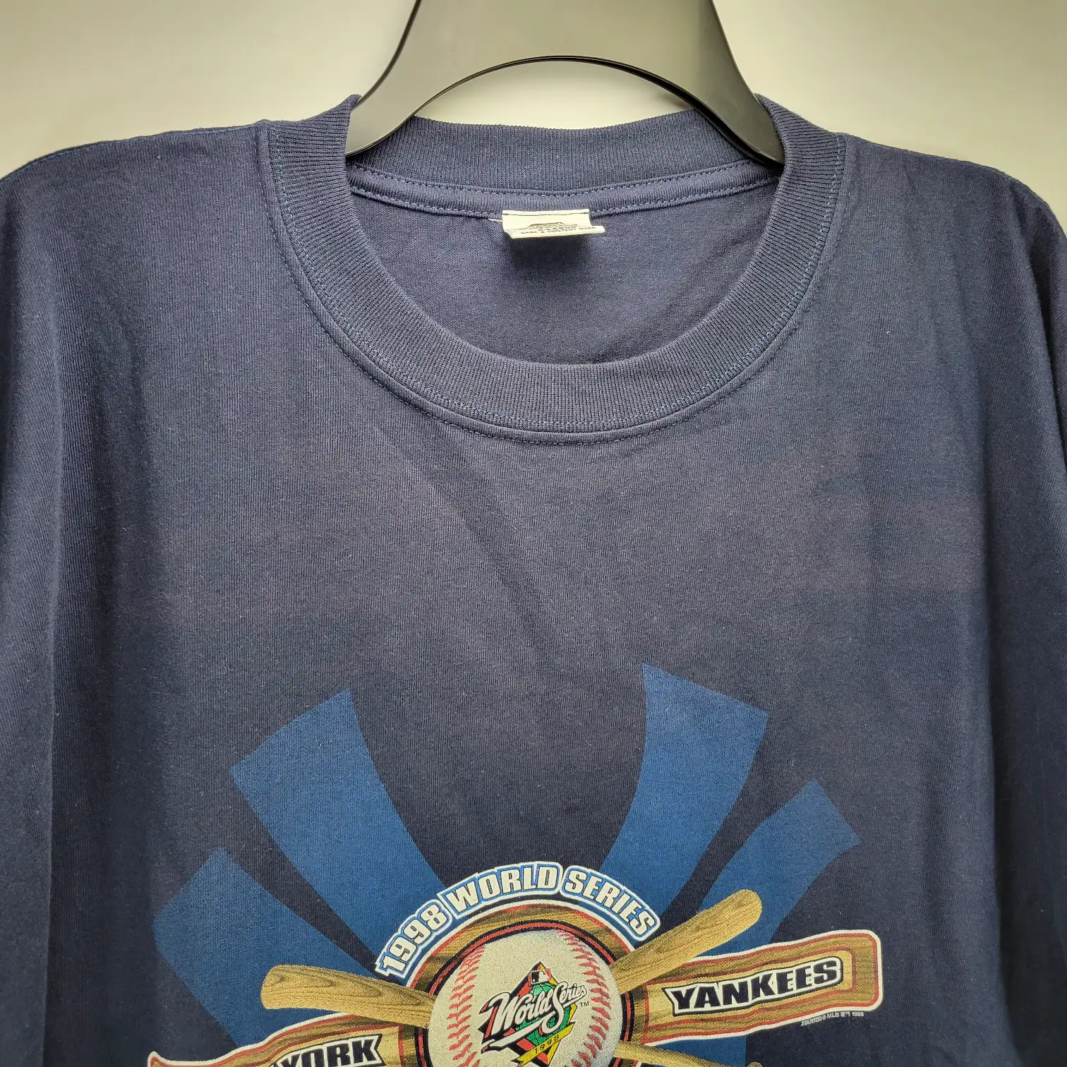 Mens XL New York Yankees Vintage 1998 World Series Champions Starter T-Shirt