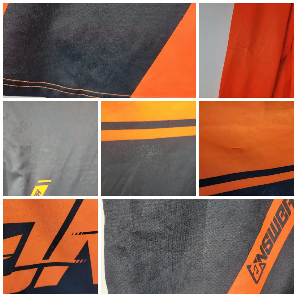 Mens 2XL Answer Racing High Viz Orange & Black Long Sleeve Motocross Jersey