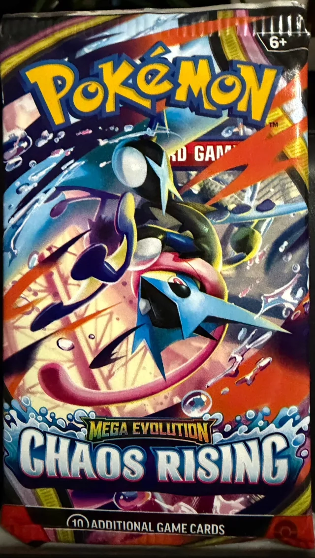 Pokemon Mega Evolution Chaos Rising Trading Card Pack