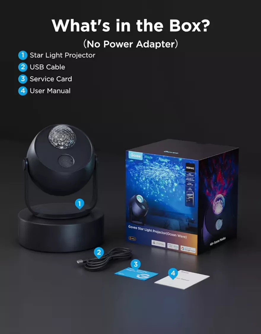 Govee Galaxy Projector - Mesmerizing Nebula and Starry Night Sky