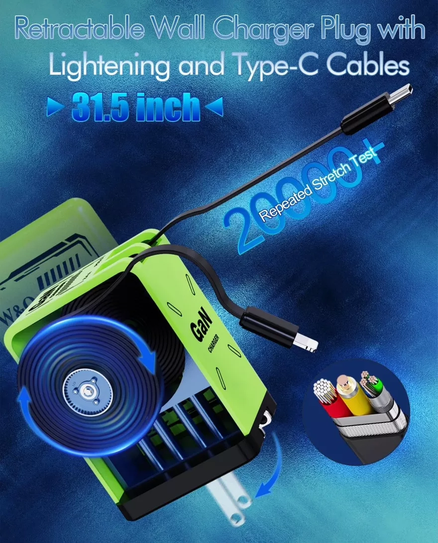W&O GaN Charger - High-Speed Power Delivery