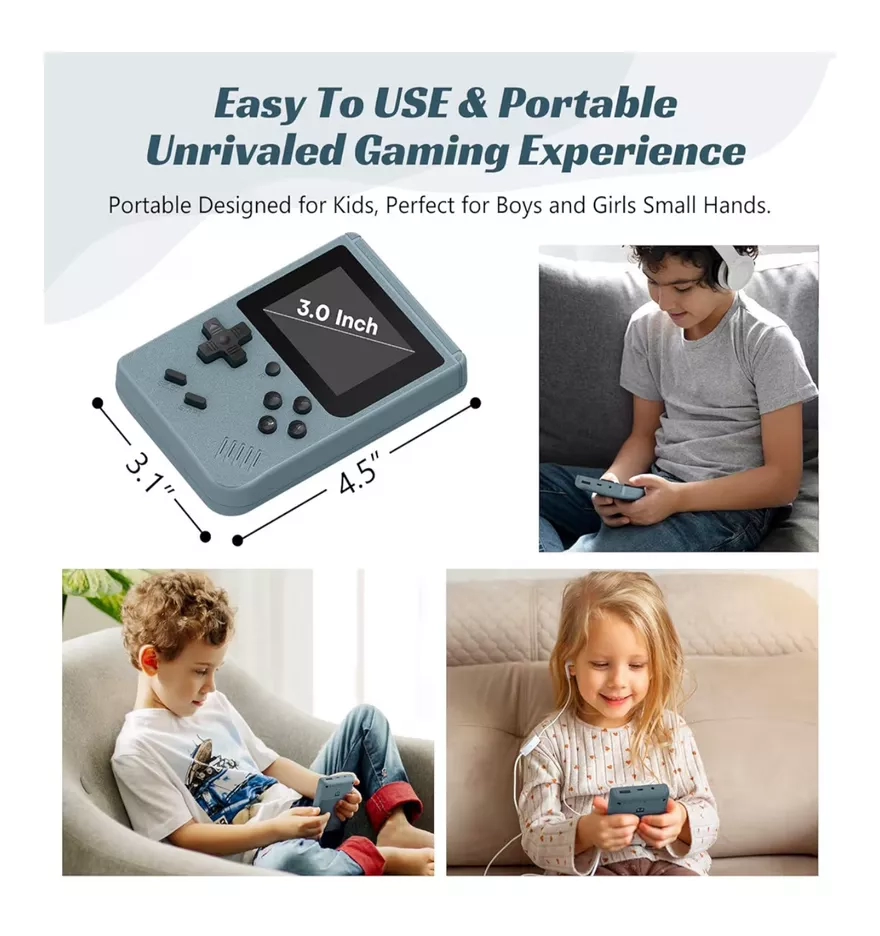 Retro Handheld Gaming Console - 500 Game Edition