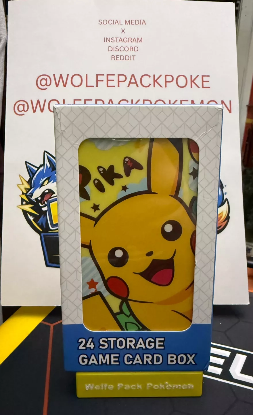 Pikachu 24 Storage Game Card Box For Switch Games