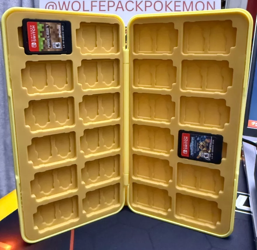 Pikachu 24 Storage Game Card Box For Switch Games