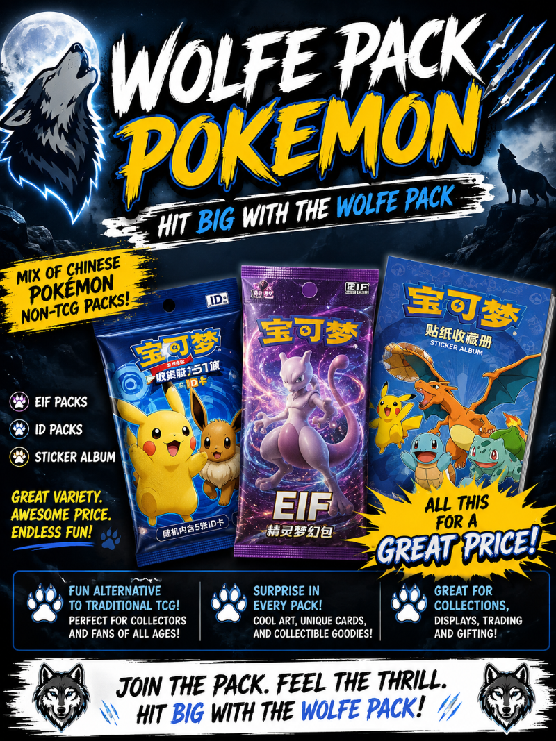 Mystery Bag of Mixed Chinese/Peruvian NON-TCG Packs