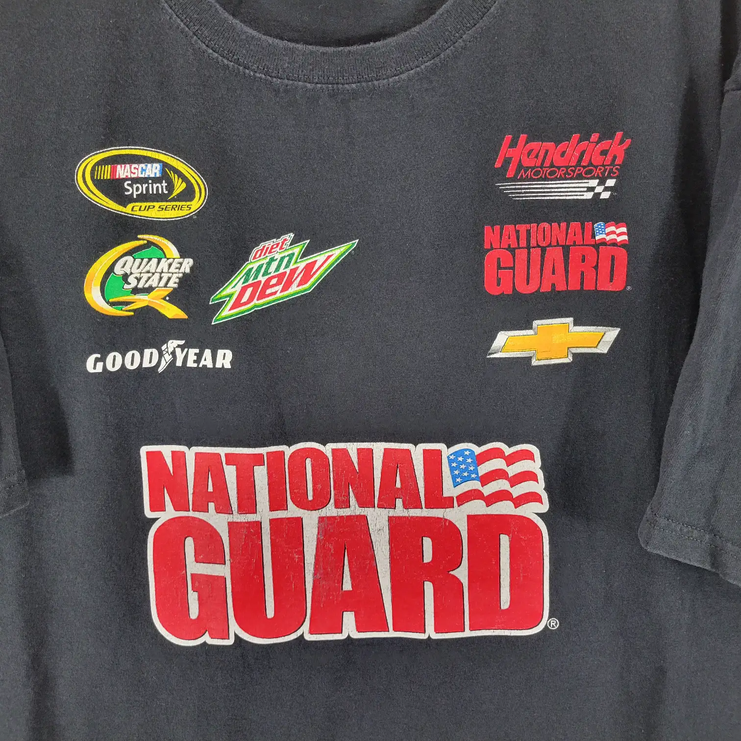 Mens 2XL Dale Earnhardt Jr. Nascar Vintage Shirt Black