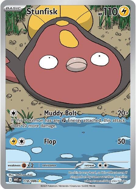 Stunfisk Illustration Rare (White Flare)