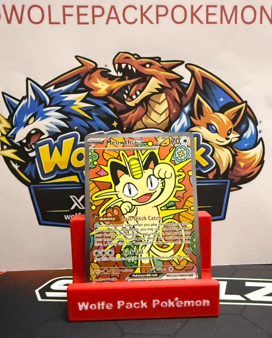 Meowth EX Full Art Pokemon Card