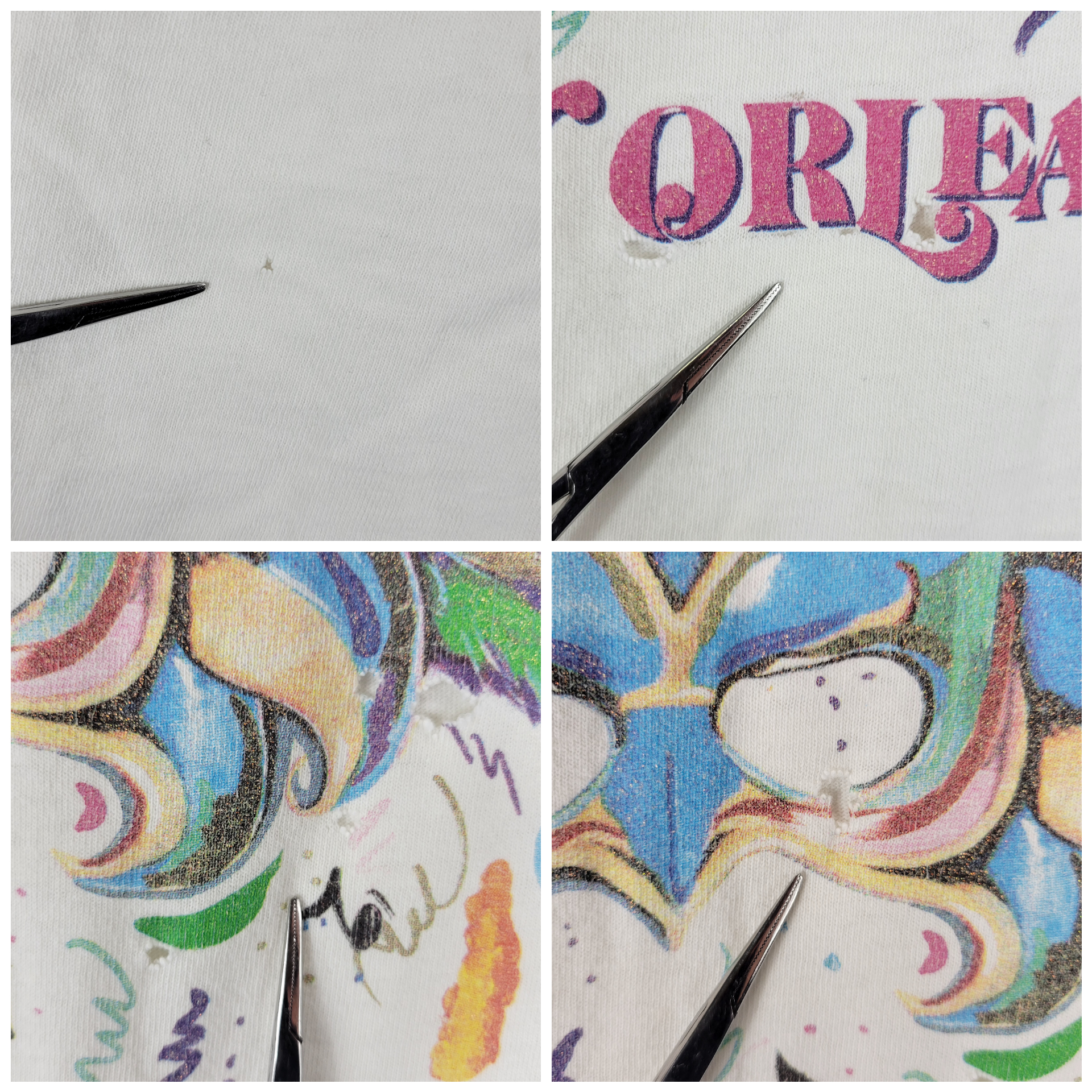 Womens Large Mardi Gras New Orleans Vintage 1995 T-Shirt